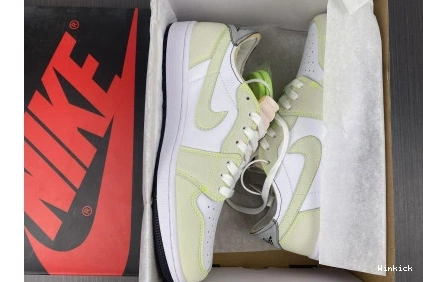 Low DM7837-10R White-Green Nike 1  Jordan  Air 0723